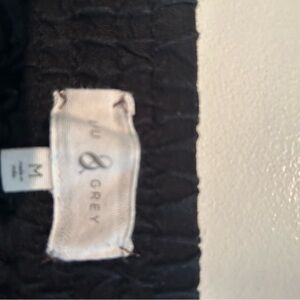 Black Textured Skirt by Lou & Grey